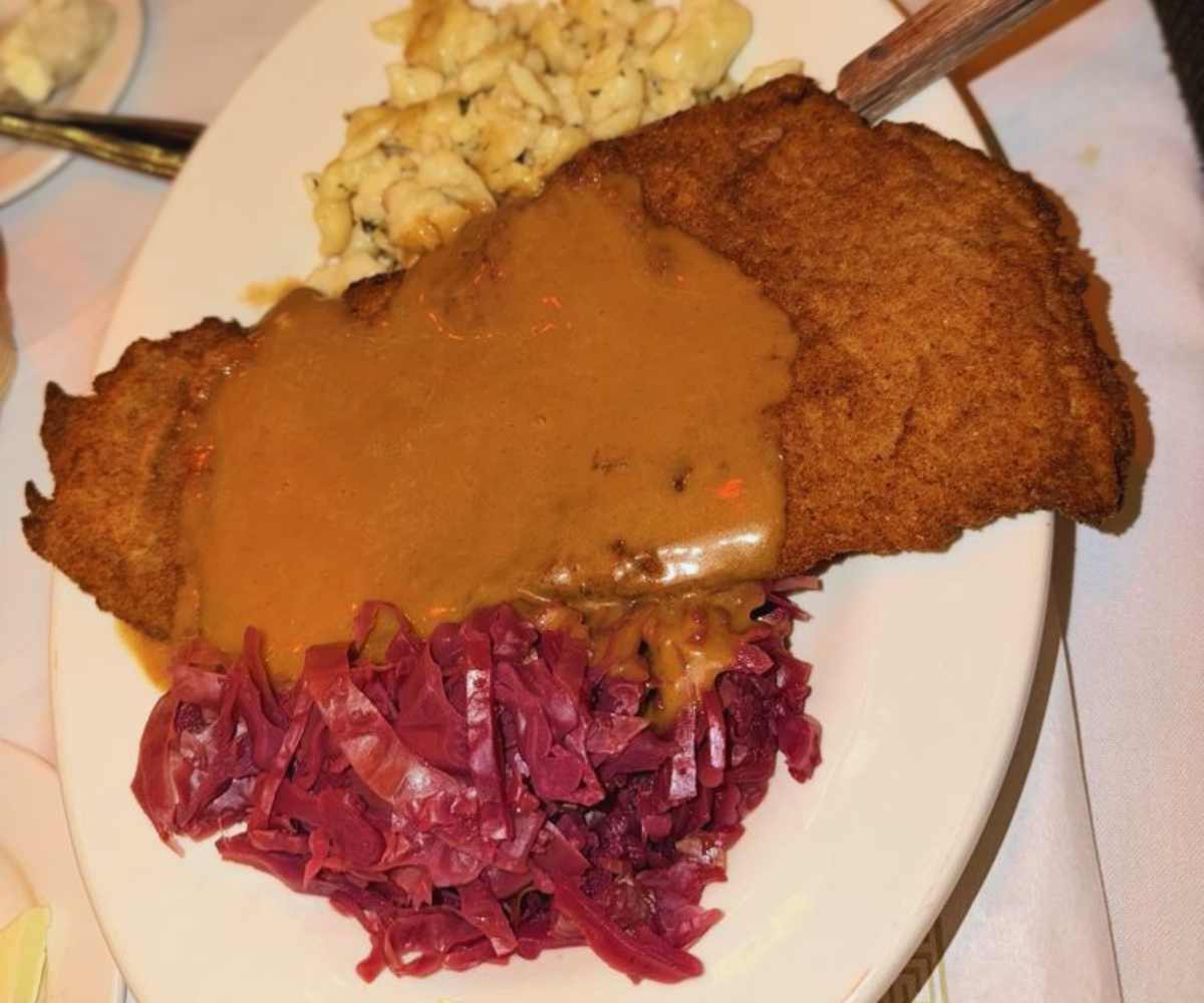 schnitzel at rolf's in new York city