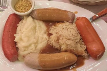 sausage platter at rolf's in New york city NY