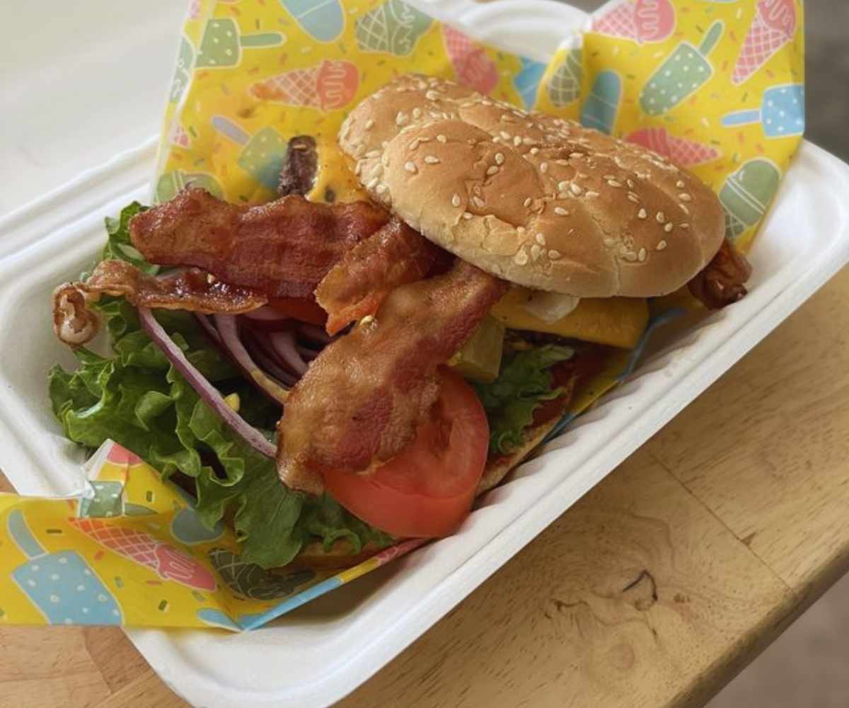 cheeseburger at candy burger in Carson City NV