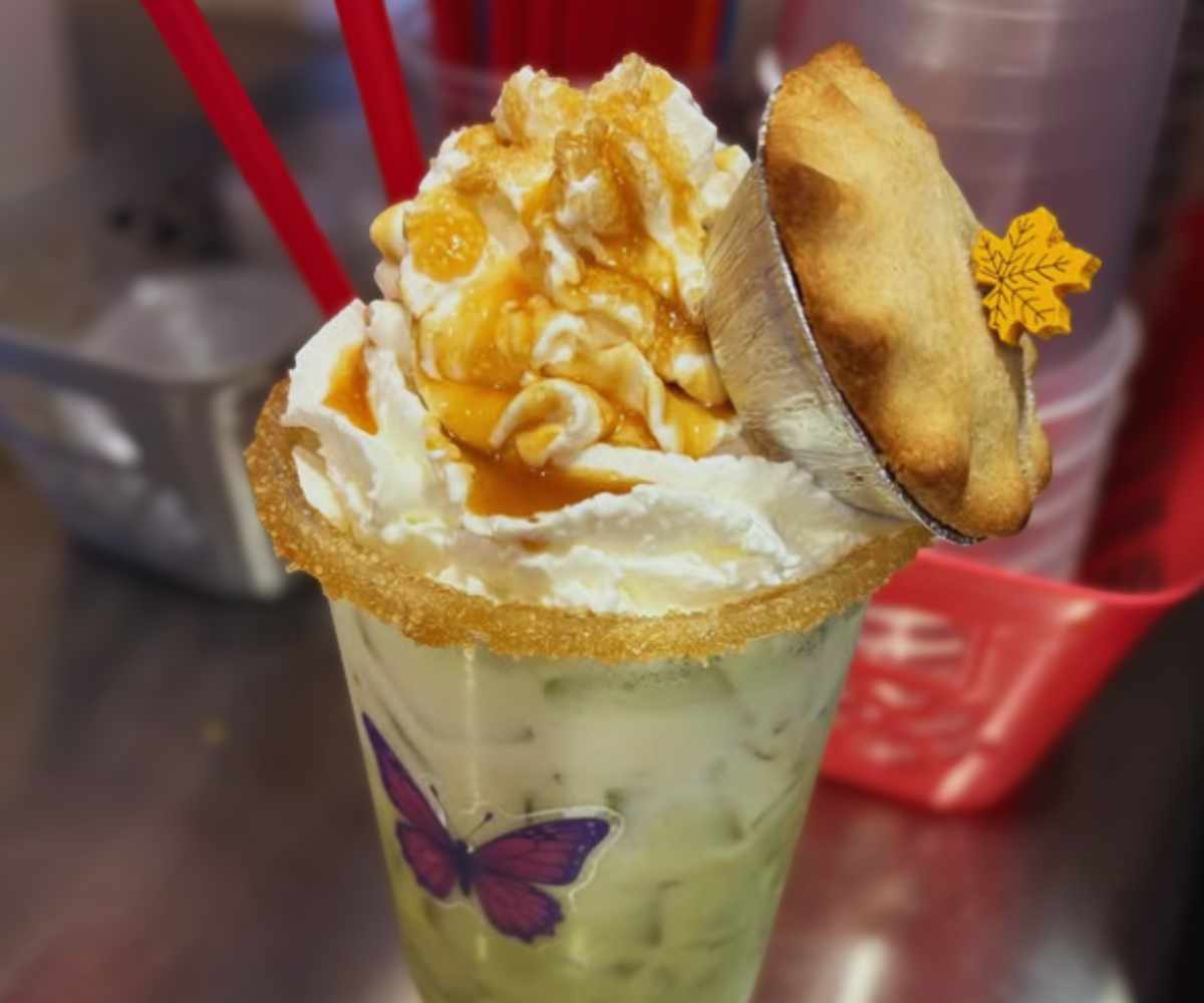 iced coffee at candy burger in Carson City nevada