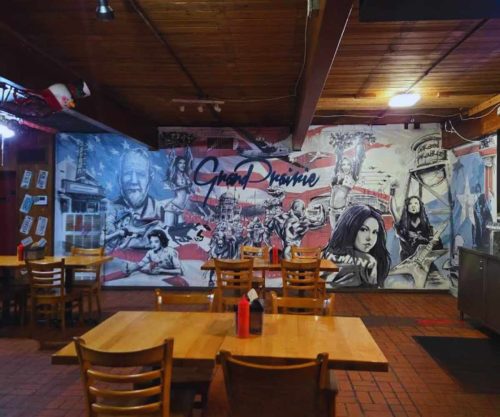 inside jimmy's burgers in Grand prairie