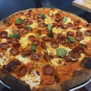 Vodkarita w/ Pepperoni at Mike's pizza in Canton ohio