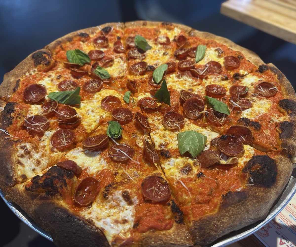 Vodkarita w/ Pepperoni at Mike's pizza in Canton ohio