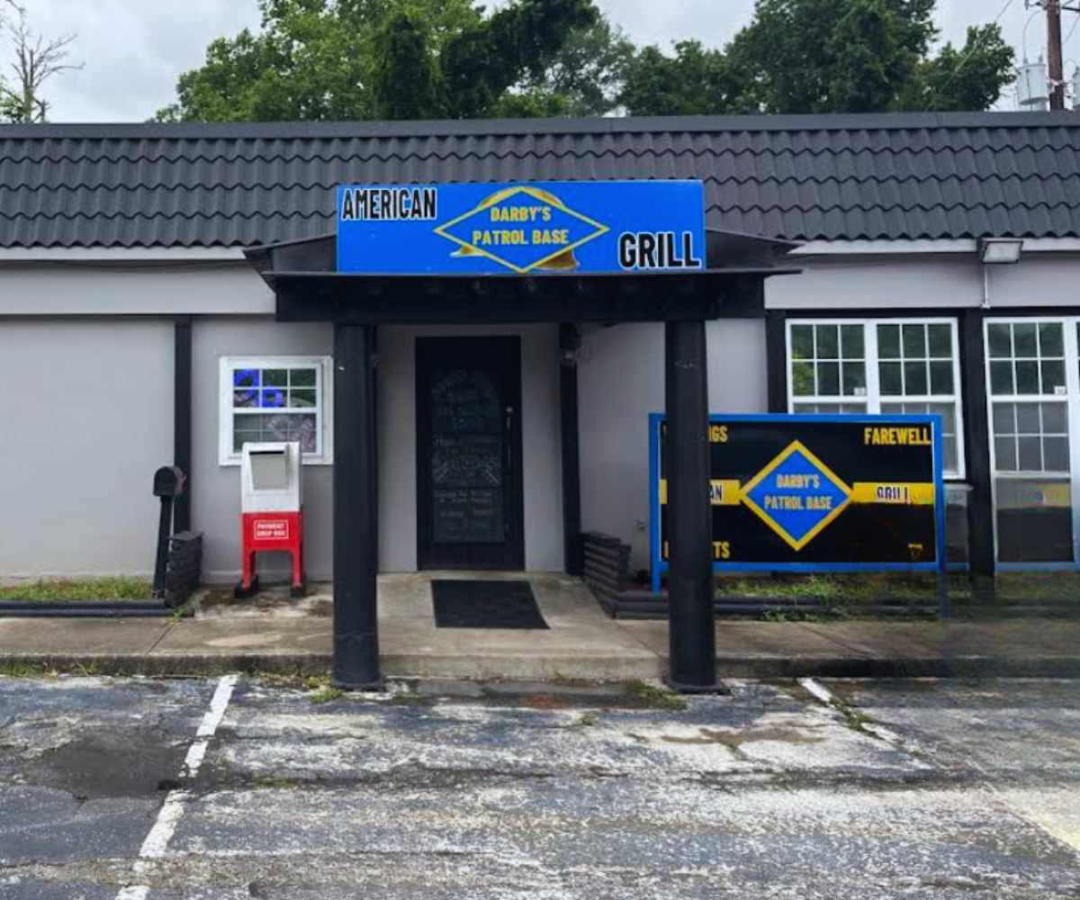 Outside darby's patrol base in columbus georgia