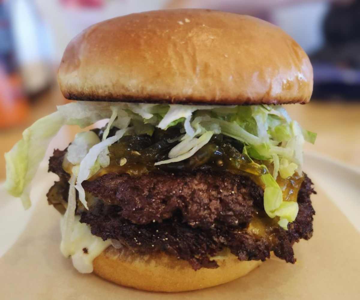 jam burger at cosmos burger in Oceanside california