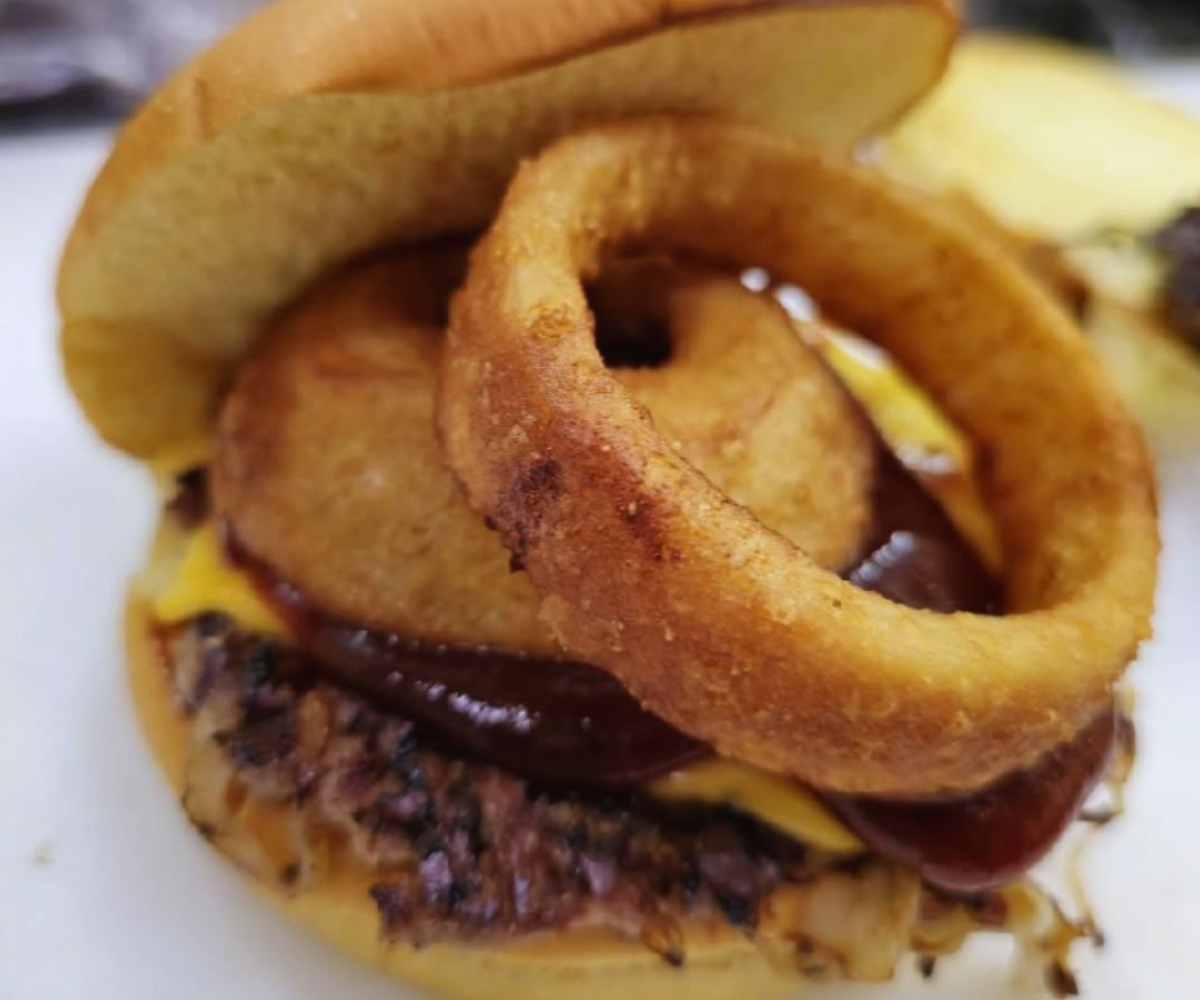 western burger at burger bros in rocklin CA