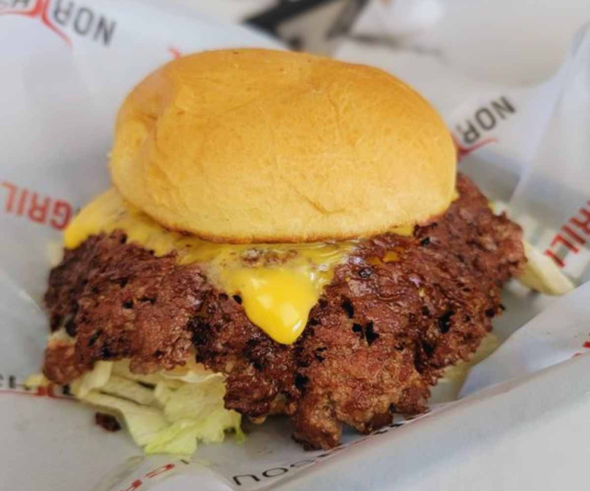 double cheeseburger at North south grill in Pembroke pines FL