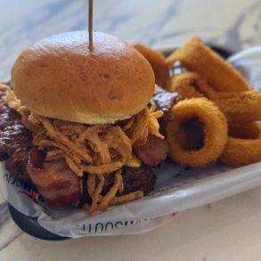 hot south burger at North south Grill in Pembroke pines florida