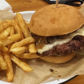 big grass burger at district burger in broken arrow oklahoma