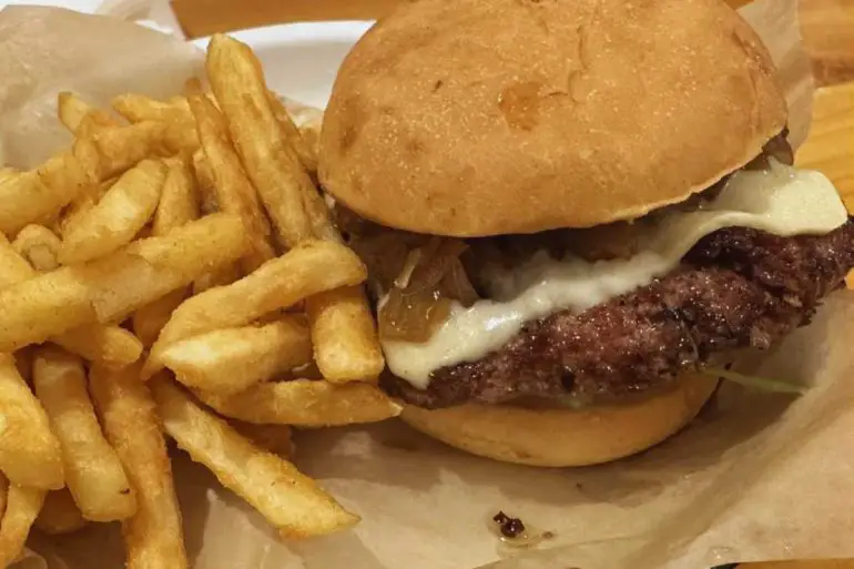 big grass burger at district burger in broken arrow oklahoma