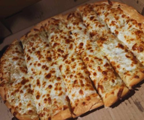 garlic sticks at fat Mike's pizza in elk Grove CA