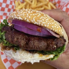 Bulgogi burger at Oh G Burger in Hayward, CA