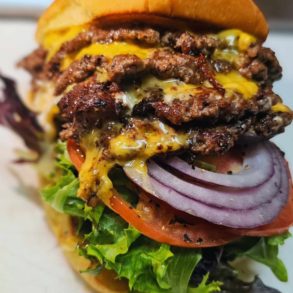 smash burger at burger bros in rocklin california