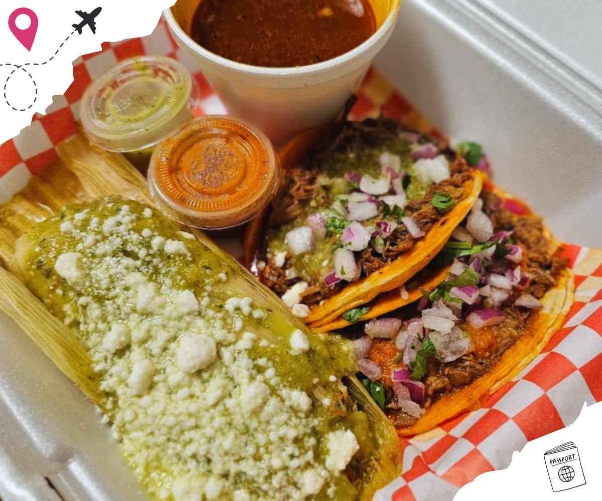 birria tacos at El tamalucas in North Las Vegas nevada