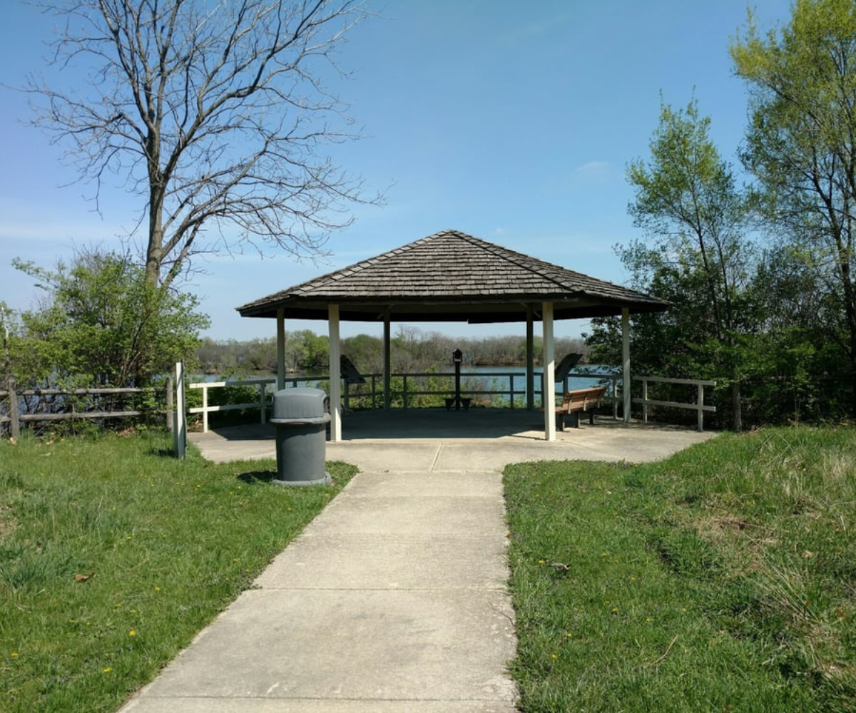 Pavillion spot inside the park