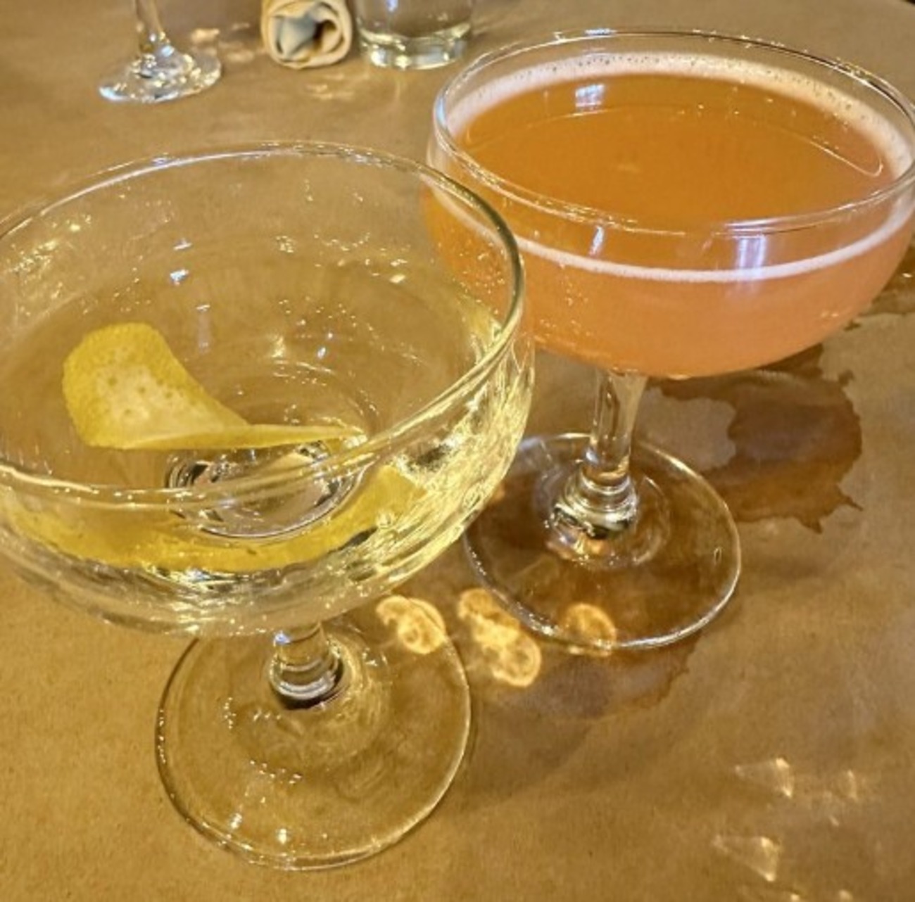 $4 vodka martini and specialty cocktails at Bird and Bottle located in Tulsa, OK.