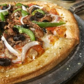 Amore combo 12', hard cider, garlic balls in PizzAmore located in Albany, OR.