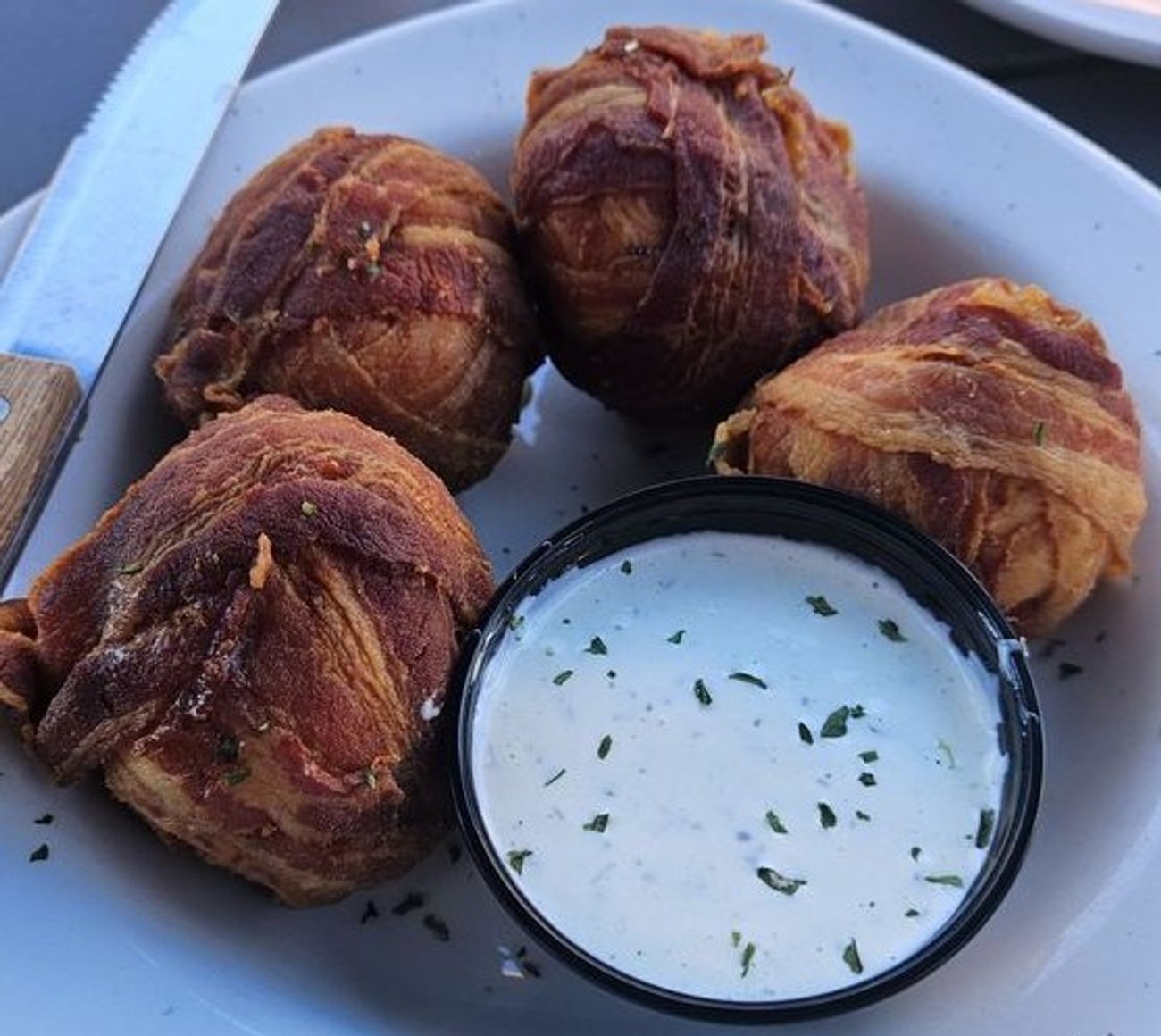 Armadillo Eggs in Buzzard Billy's in La Crosse, WI.