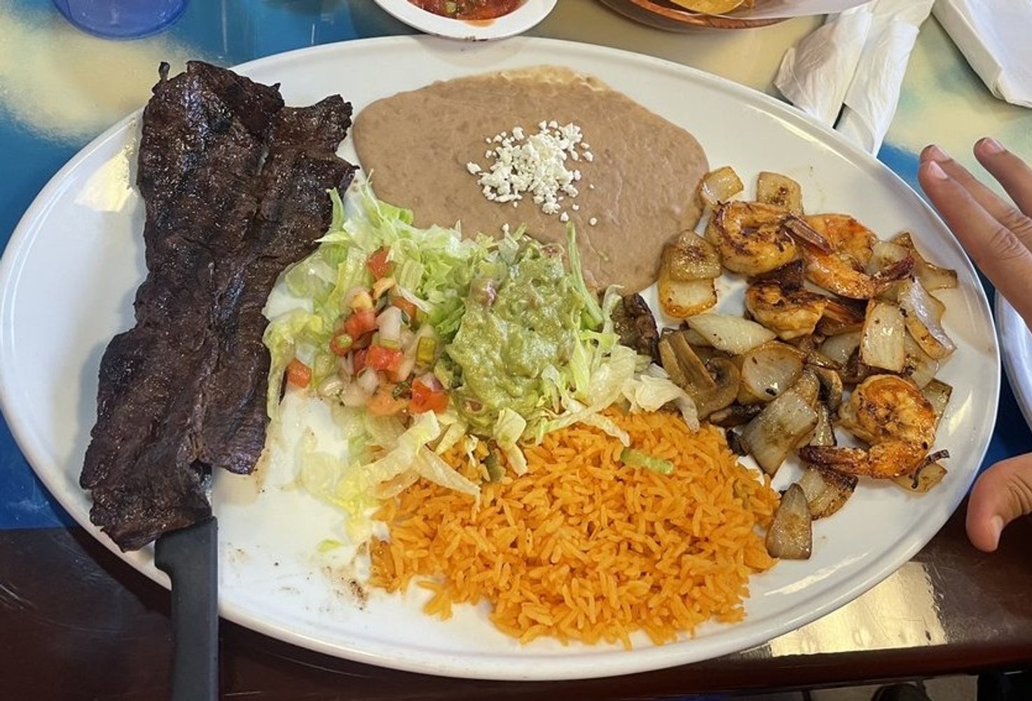Asado Combo at Brisas del Mar in Fort Pierce, FL.
