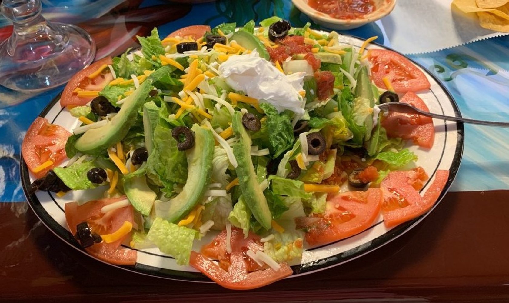 Avocado Salad at Brisas del Mar in Fort Pierce, FL.