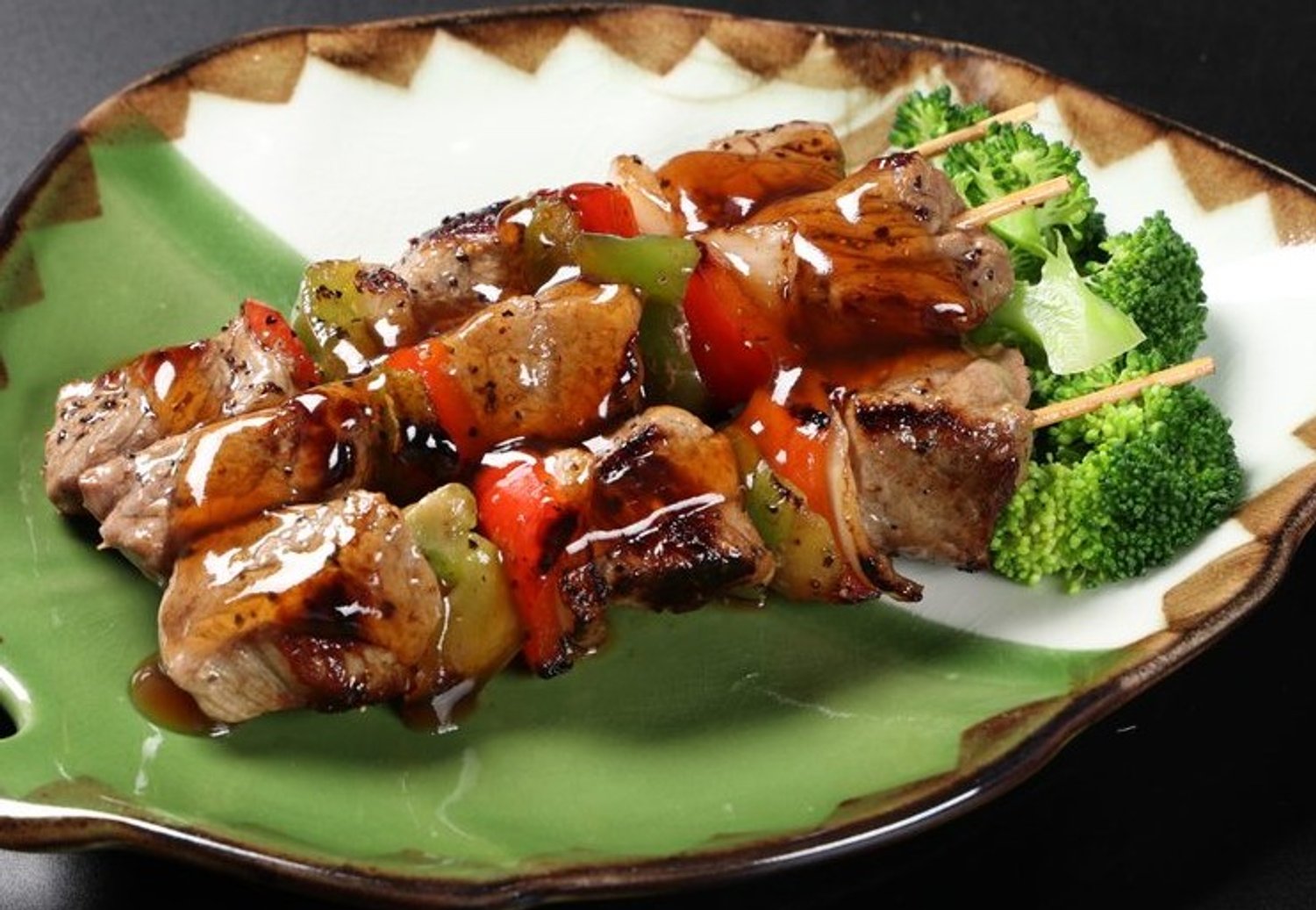 Beef Skewers in Sumo Grill in Martinez, CA. 