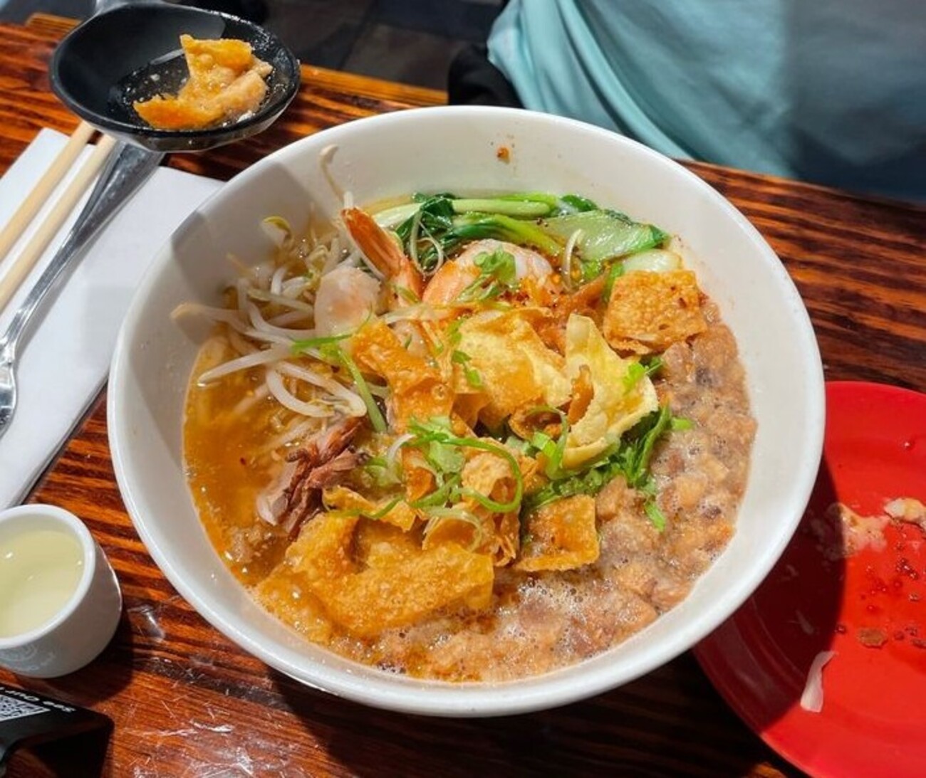 Bowl at Noodle Boulevard located in Cary, NC.