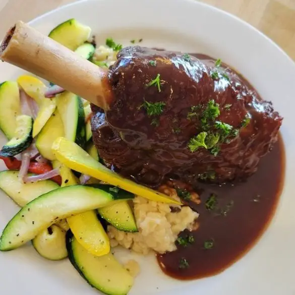 Braised Lamb Shank in Brick 29 in Nampa, ID.