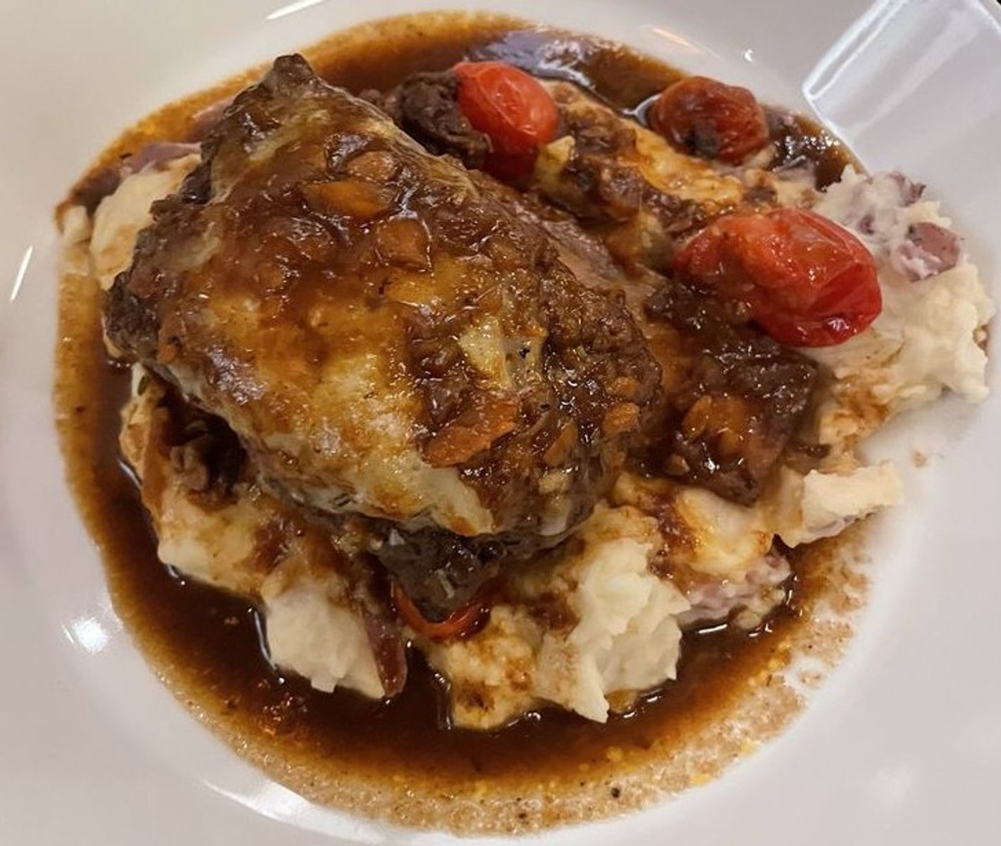 Braised Short Rib at EnVie located in Lansing, MI.