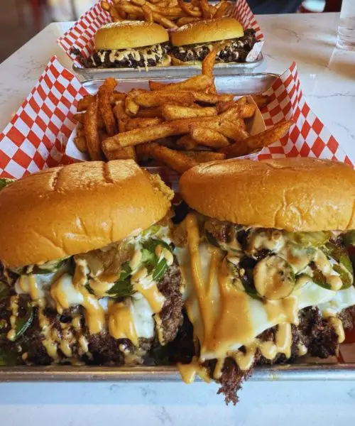 Double Smash at Hot Bunz in Sacramento, CA