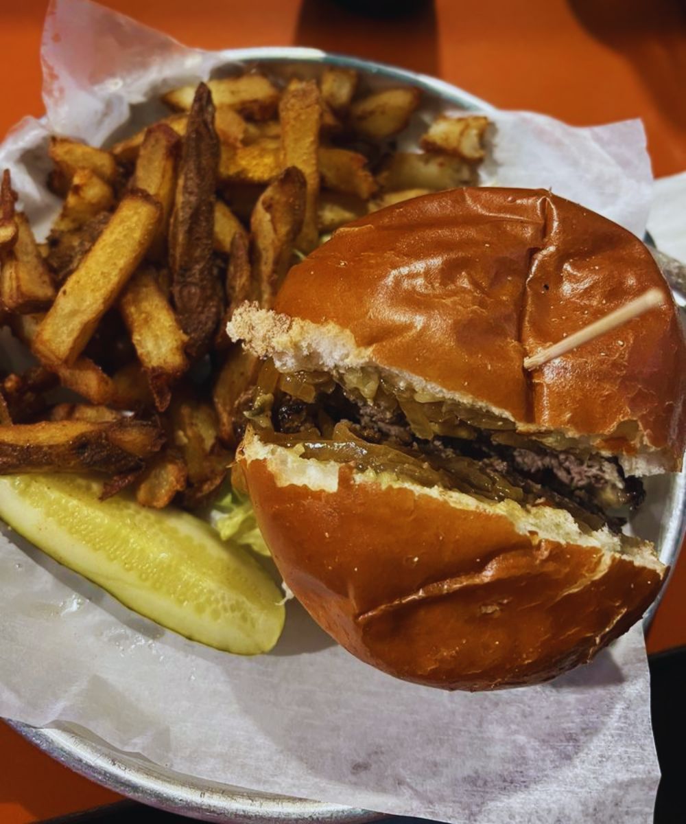 Pepper Jack Cheese Burger The Thurman Cafe in Columbus, OH