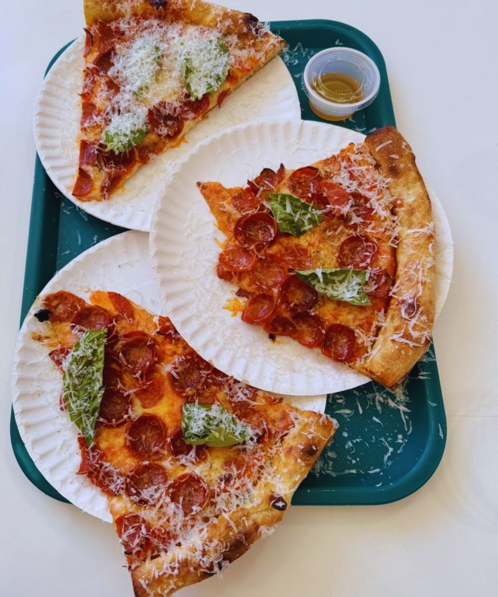 Slice of Pepperoni at Outta Sight Pizza