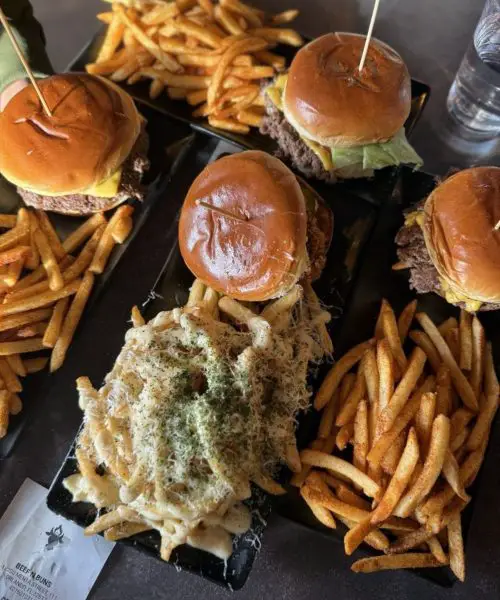 Burgers and Fries at Beef N' Buns