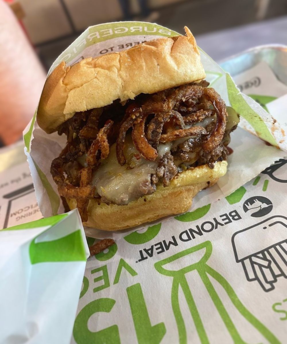 Bbq rodeo burger at BurgerFi