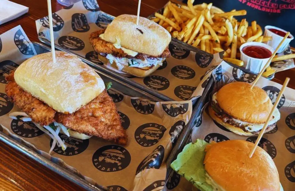 PDX Fries, Tilikum, Pho Fried Chicken, Sellwood, Portland at PDX Sliders in Portland, OR 