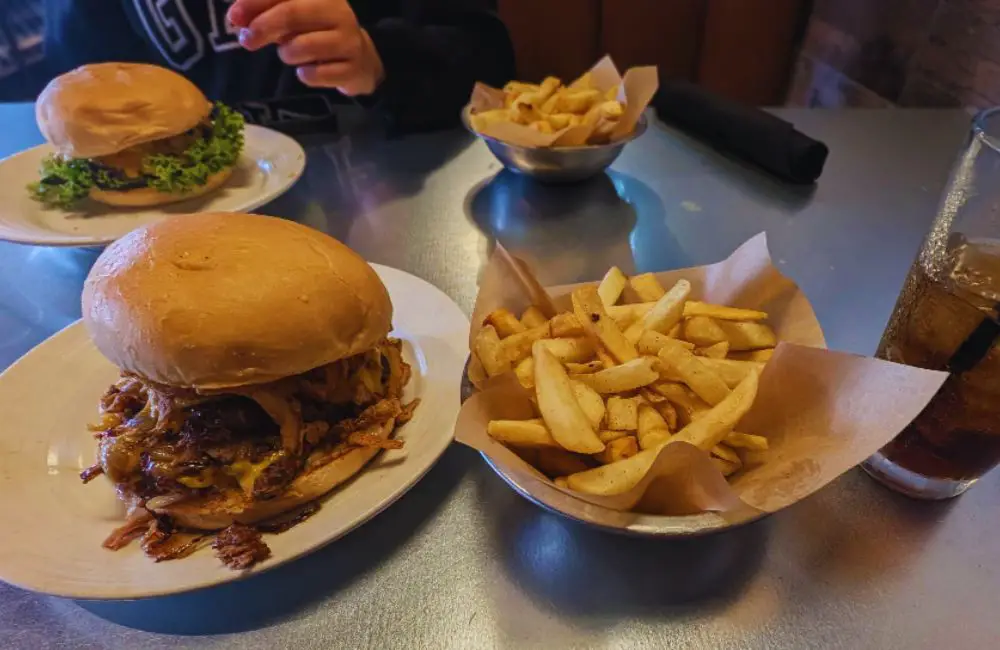 Burger at Society Burger in Tulsa, OK 