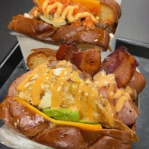 Champion and The Enforcer in The Bite Club in Santa Ana, CA.