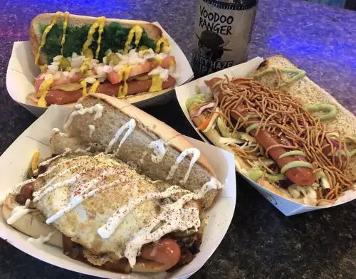 Chicago Dog, Asian Invasion and No Comprende in Lucky Louie's Beer & Wieners in Erie, PA.