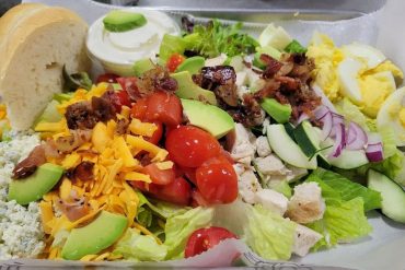 Cobb Salad with Buttermilk dressing in Fitzgerald's Lunch House located in Indianapolis, IN.
