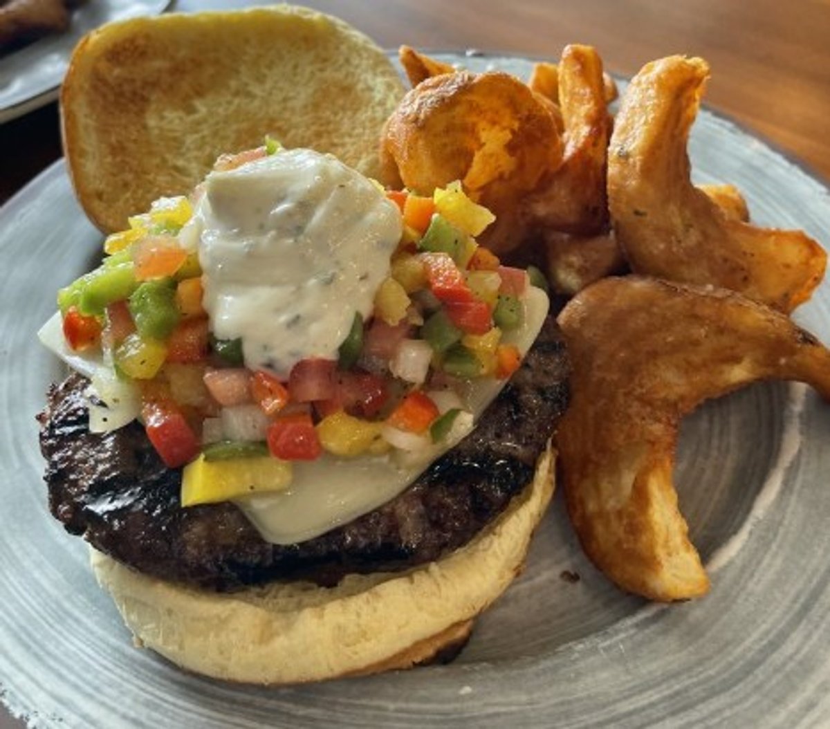 Criolla Burger in Asadoras Argentinas Burgers located in Oswego, IL.