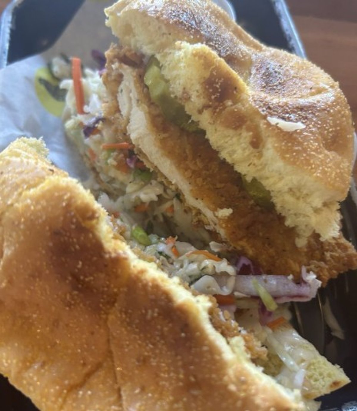 Food at Pop Up Chicken Shop located in Peoria, IL.