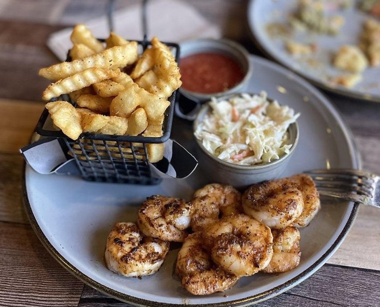 Food in American Charlie Grill & Tavern in Panama City Beach, FL.