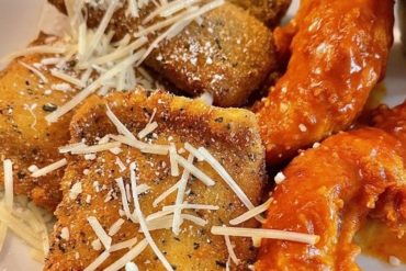 Food at Johnny Macaroni's in Bridgewater, MA.