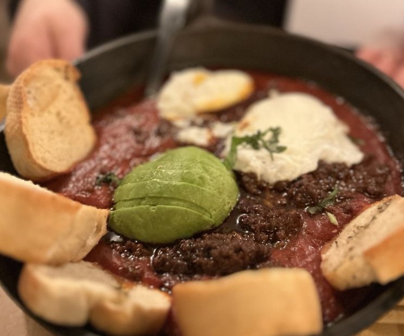 Food at Bird and Bottle located in Tulsa, OK.