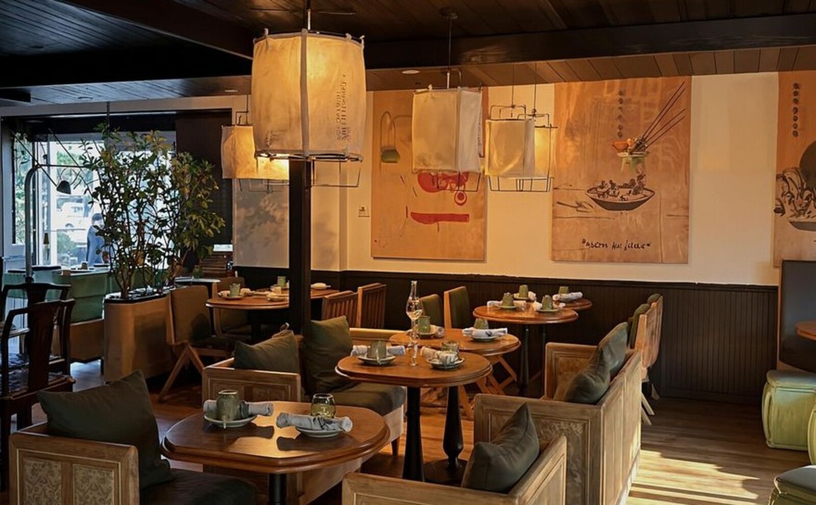 Inside Sichuan Alley Bistro located in West Hartford, CT.