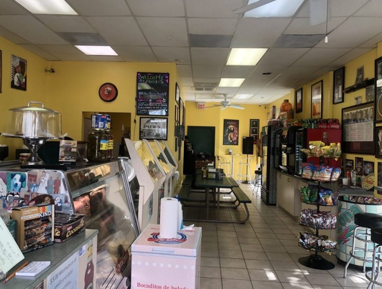 Inside Franky's Deli Warehouse located in Hialeah, FL. 