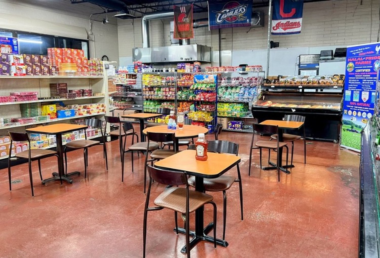 Inside Cleave Land Grill located in Strongsville, OH.