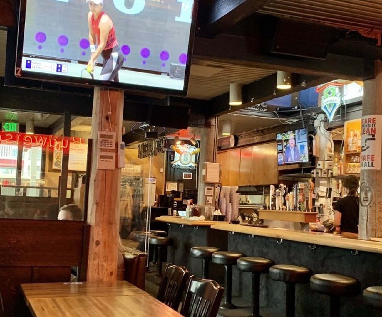 Inside The Pumphouse Bar & Grill located in Bellevue, WA. 