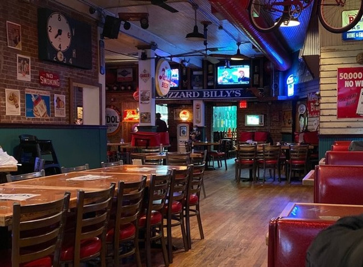 Inside Buzzard Billy's in La Crosse, WI.