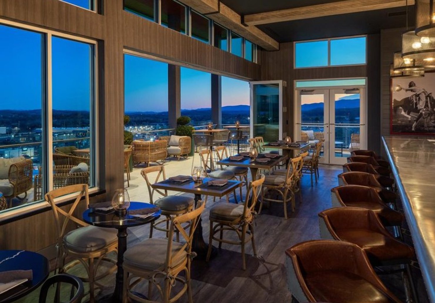 Inside the The Ridge Room in Harrisonburg, VA.