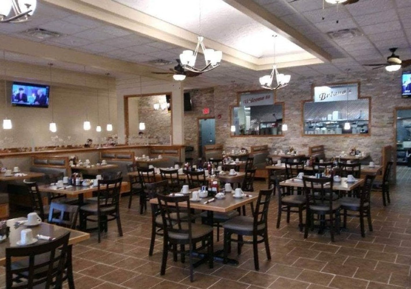 Inside Briana’s Pancake House in Hanover Park, IL.